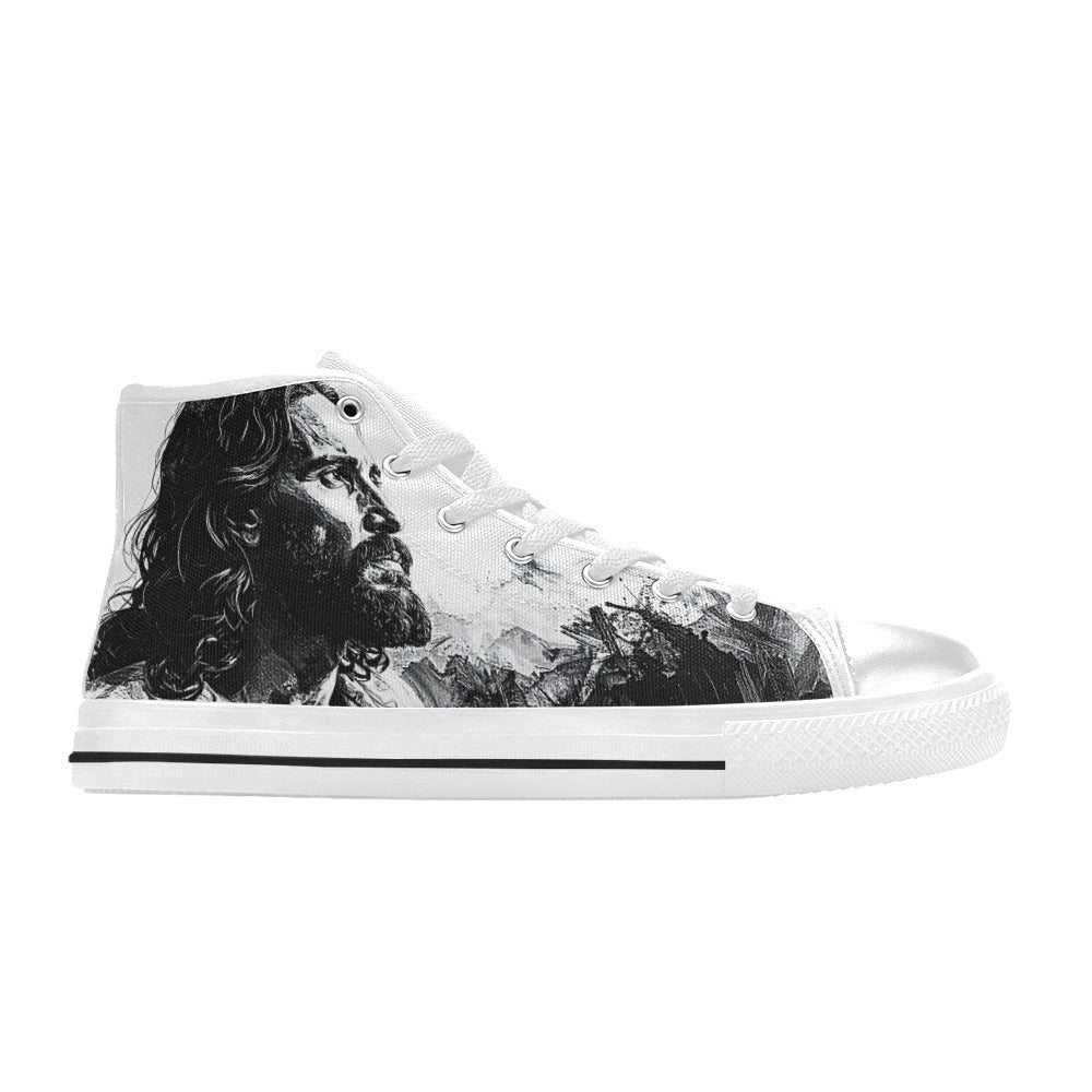 MEN'S Jesus2 Men’S High Top Canvas Vivid Custom Shoes