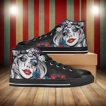 Dragon White Gold Vivid MEN Bold Art - Freaky Shoes | Custom Art Sneakers
