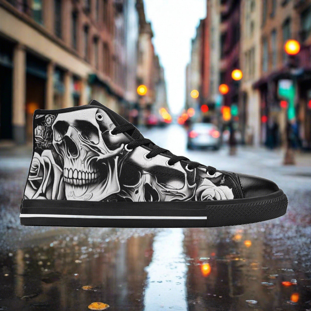 Phoenix Amber Gold Unique WOMEN Bold Art - Freaky Shoes | Custom Art Sneakers