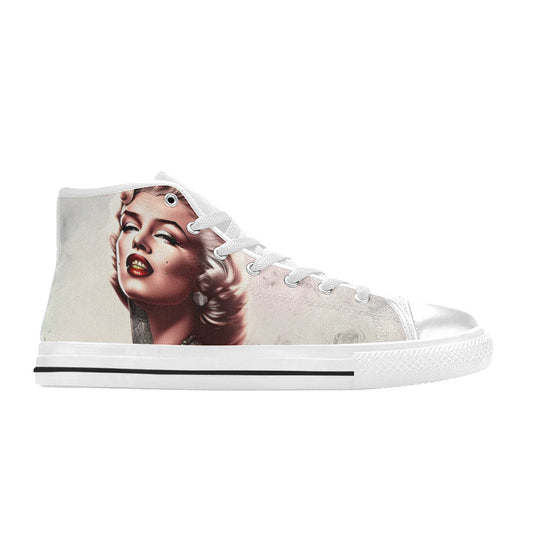 WOMEN'S Cc Retro Model High Top Canvas Neon Fantasy Custom Shoes