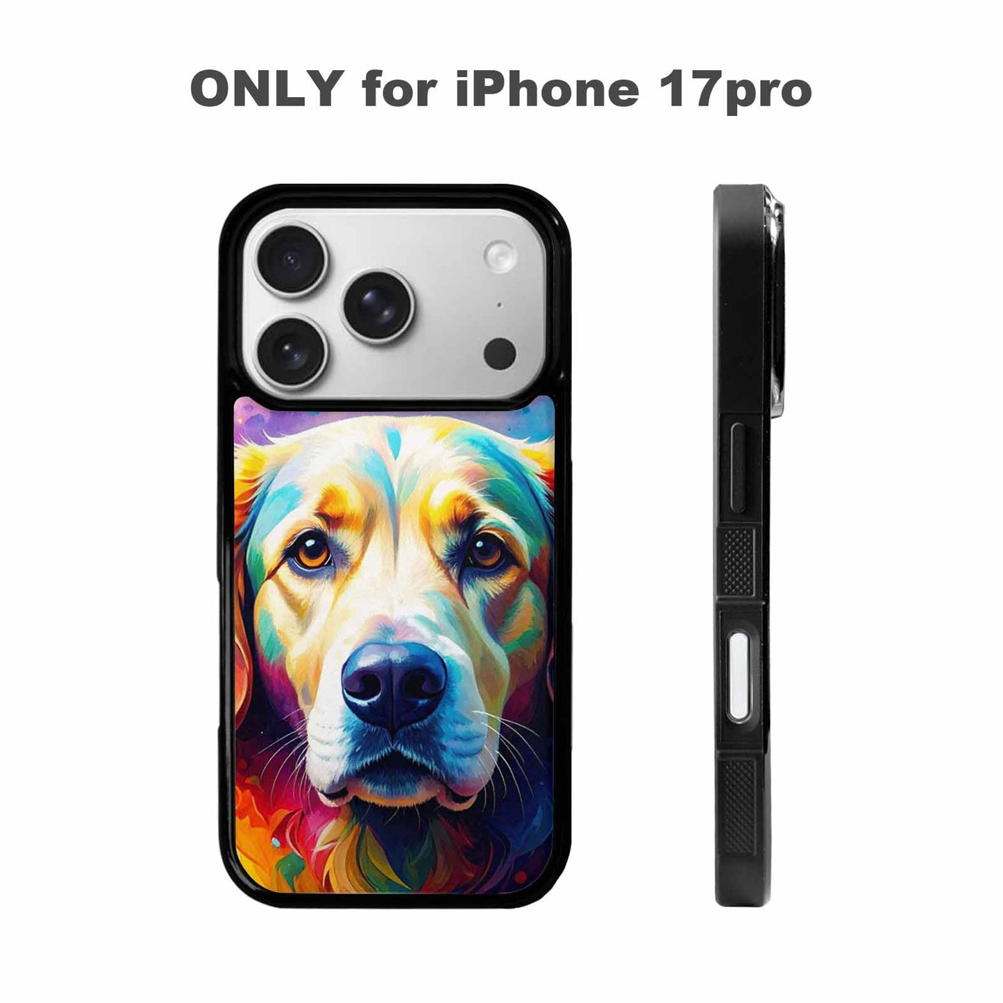 iPhone 17 Pro Case — Golden Retriever Watercolor Art Pattern Watercolor, Personalized Phone Case