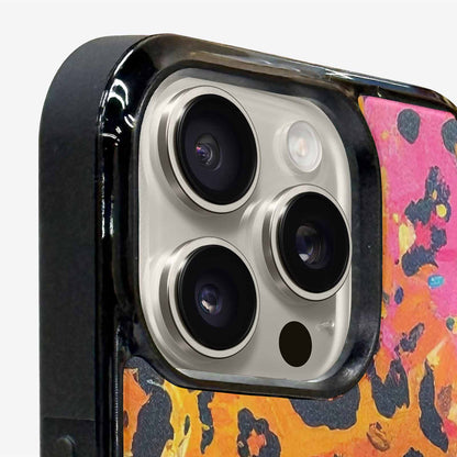 iPhone 15 Pro Max Case — Full Color Vibrant Animal Print Animal, Original Design Phone Case