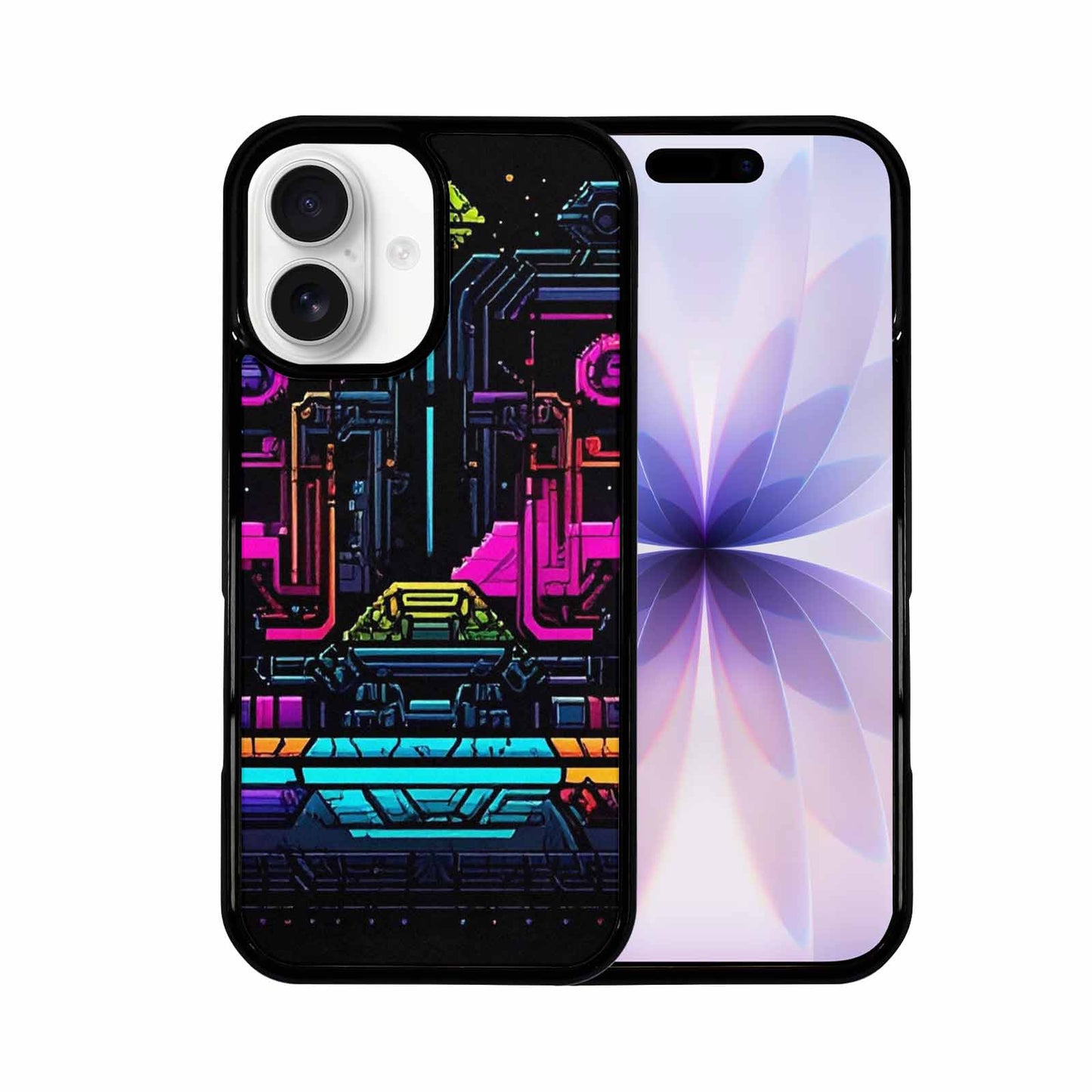 iPhone 17 Case — Retro Pixel Art Pattern, Retro Vintage, Custom Print Case Cover