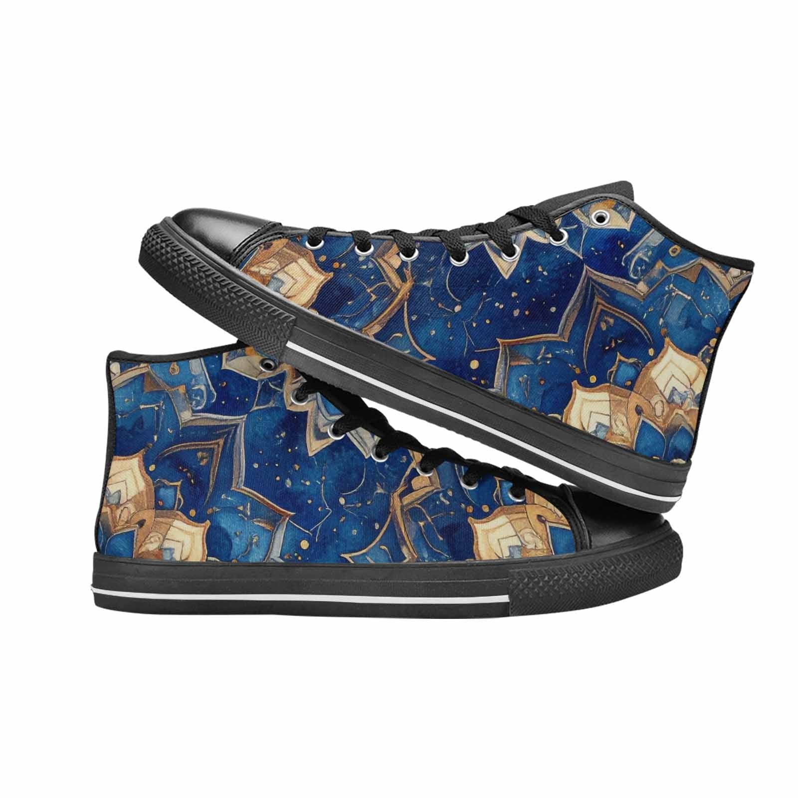 MEN'S Mandala High Top Canvas Surreal Custom Shoes