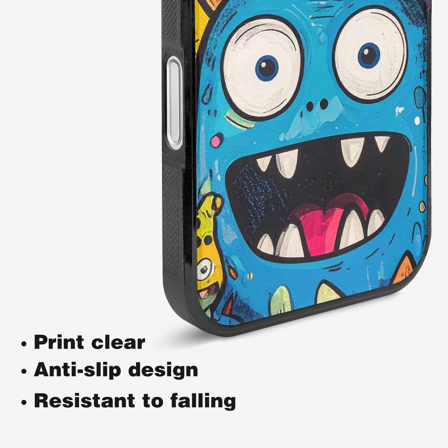 iPhone 16 Plus Case — Goofy Cartoon Monster, Custom Print Case Cover
