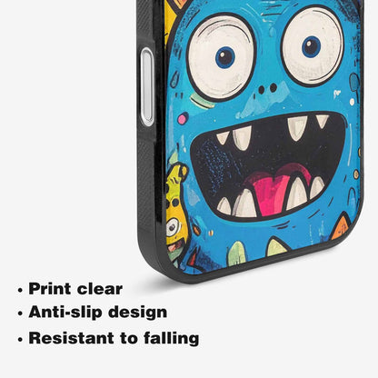 iPhone 16 Plus Case — Goofy Cartoon Monster, Custom Print Case Cover
