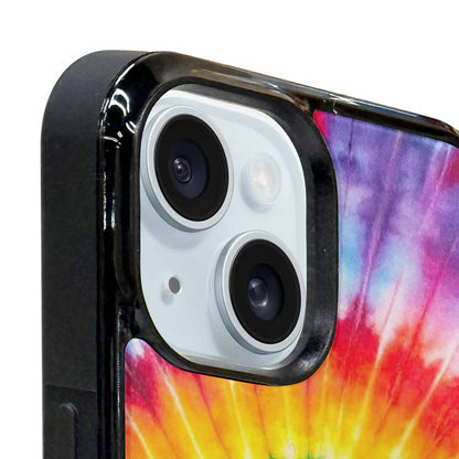 iPhone 15 Case — A1 Fly Rainbow Spiral Tie Dye, Custom Designed Case Cover
