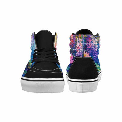 MEN'S Monet Full Color High Top Canvas Graphic Print Aesthetic Custom Shoes