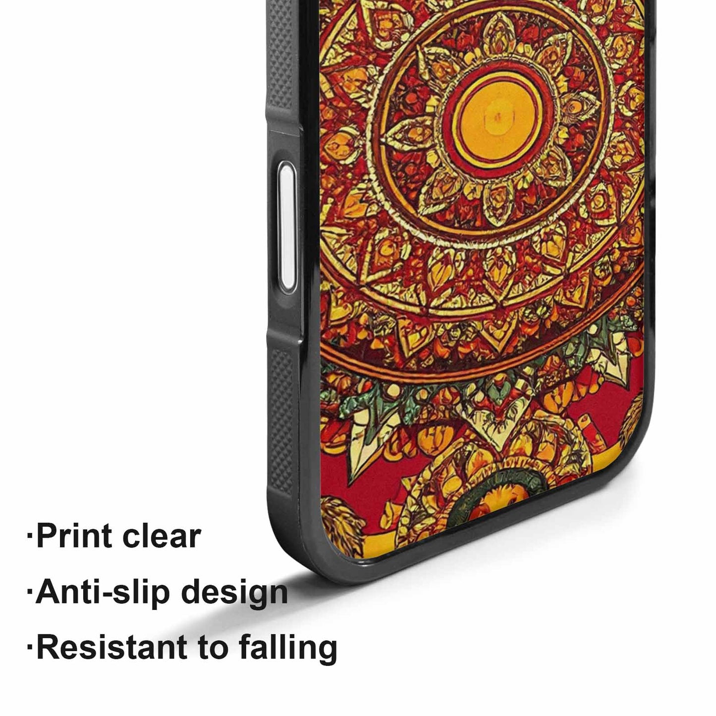 iPhone 17 Case — Mandala Lions Original Art, Custom Print Case Cover