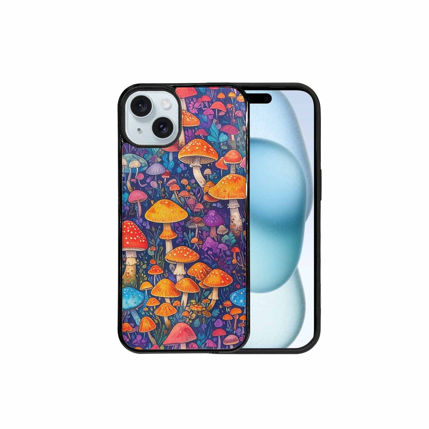 iPhone 15 Plus Case — Mushrooms General Mushrooms Pa, Custom Designed Case Cover