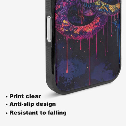 iPhone 16 Plus Case — Snakes And Skulls And Snakes Skulls, Custom Art Phone Cover