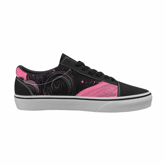 WOMEN'S Van Gogh Swirl Lace-Up Canvas Grunge Custom Shoes