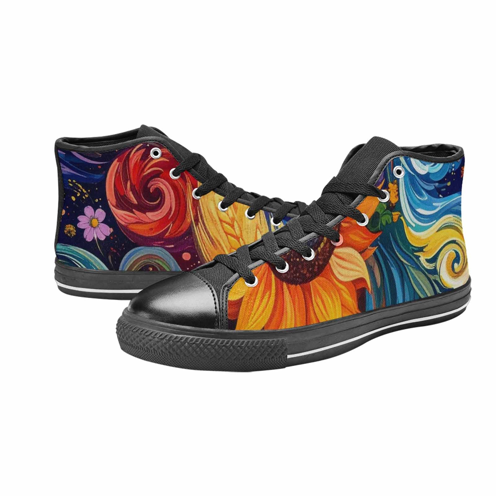 WOMEN'S Blend All Versions High Top Canvas Cottagecore Shoes