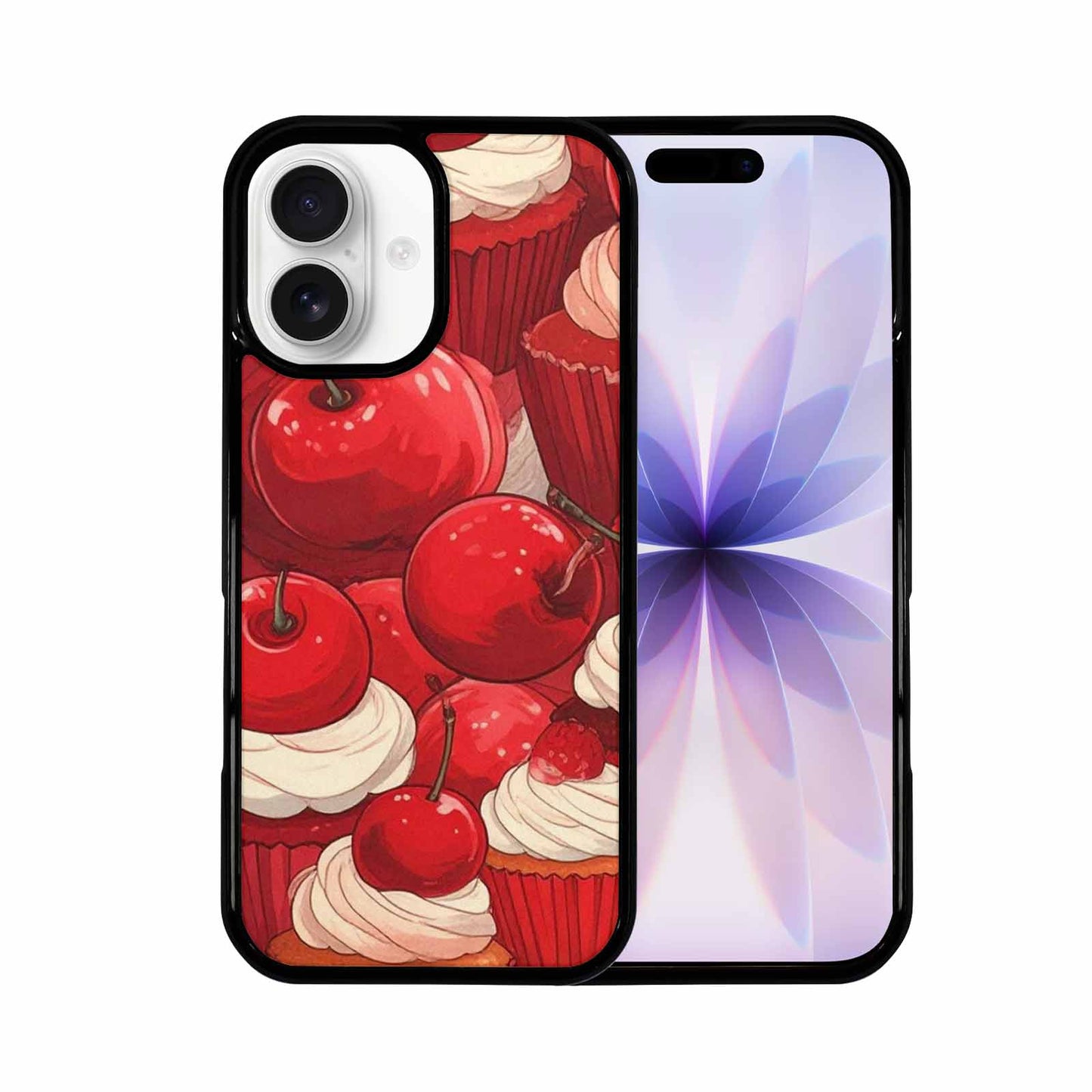 iPhone 17 Case — Retro Cherry Cupcake Retro Vintage, Personalized Phone Case