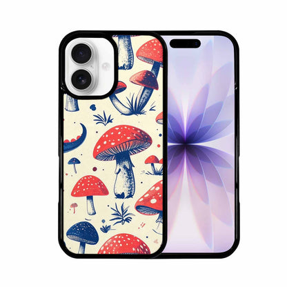 iPhone 17 Case — Vintage Dinosaurs Mushroom Retro Vintage, Customized Protective Case