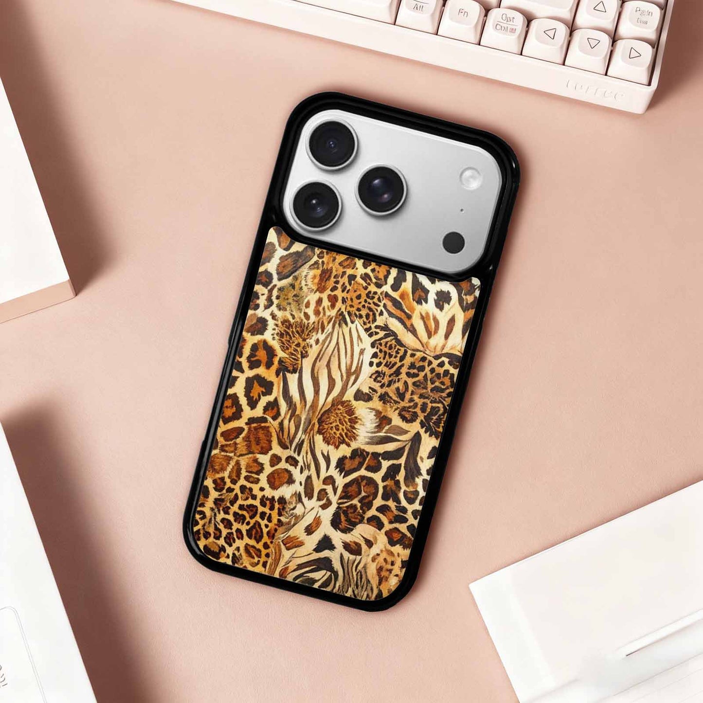 iPhone 17 Pro Case — Small Animal Print Pattern Randomly Animal, Personalized Phone Case