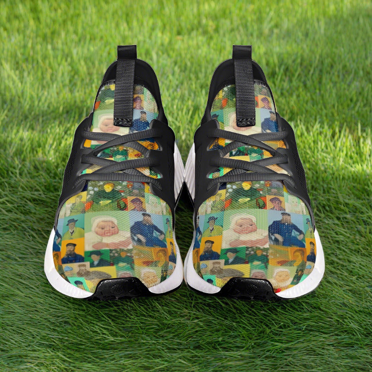Celtic Green Emerald Wearable Bold Art - Freaky Shoes | Custom Art Sneakers