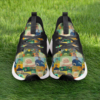 Celtic Green Emerald Wearable Bold Art - Freaky Shoes | Custom Art Sneakers