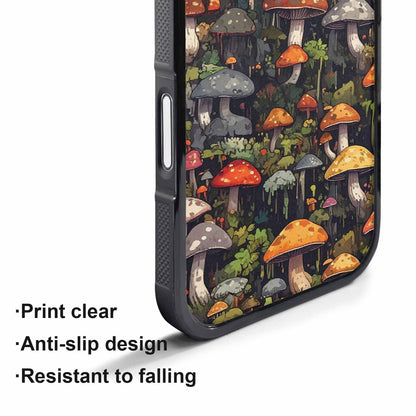 iPhone 17 Pro Max Case — Mushrooms Camomushrooms Patter Fcc Camo, Custom Printed Phone Case