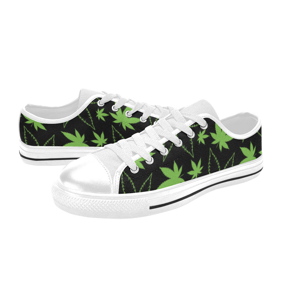 WOMEN'S Cc Weed 420 Art Canvas Grunge Custom Sneakers