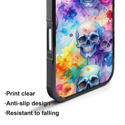 iPhone 17 Pro Case — Kulls Watercolor Skulls Small Skull Gothic, Original Design Phone Case