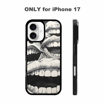 iPhone 17 Case — Seamless Repeating Pattern Of Cartoon Cute, Custom Print Case Cover