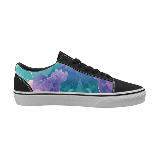 WOMEN'S Surrealist Dreamscape Canvas Lace-Up Grunge Custom Shoes