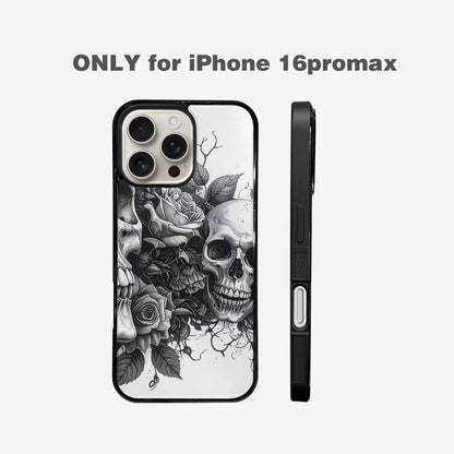 iPhone 16 Pro Max Case — Skull Gothic Art Dark Original, Custom Designed Case Cover