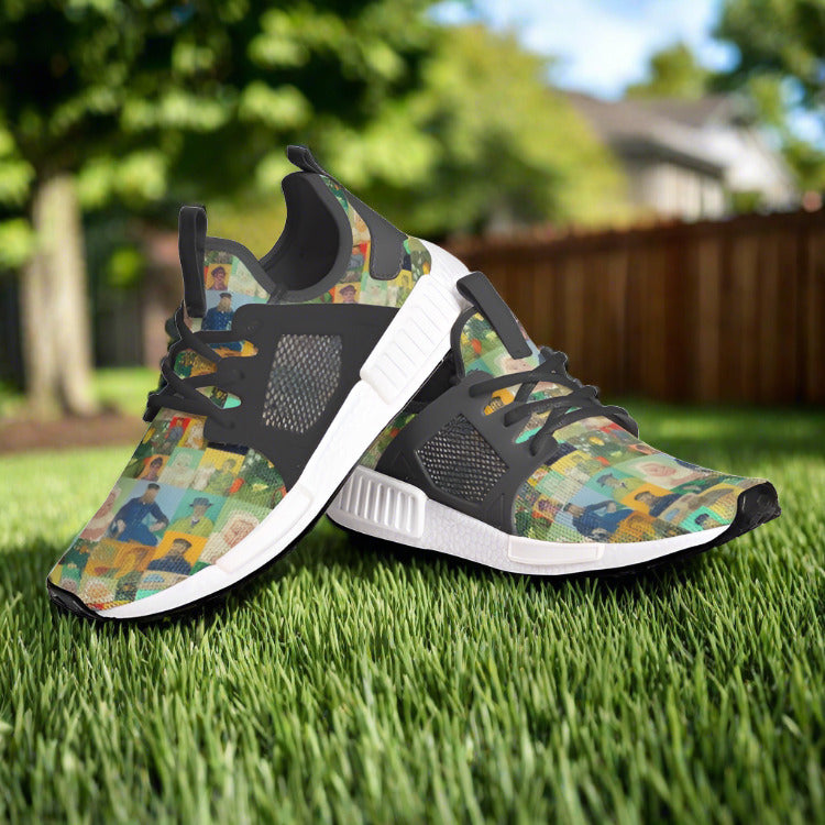 Celtic Green Emerald Wearable Bold Art - Freaky Shoes | Custom Art Sneakers