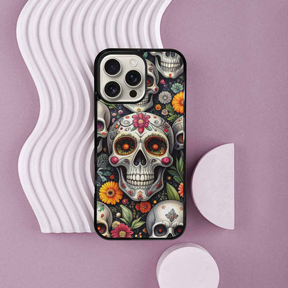 iPhone 16 Pro Max Case — Greyscale Black And White Dark Black, Personalized Phone Case