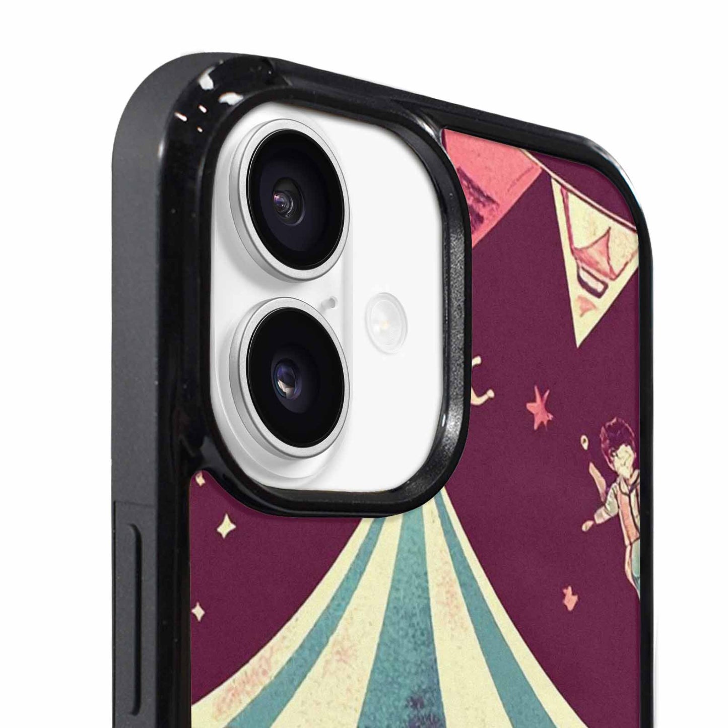 iPhone 17 Case — Vintage Circus Art Pattern Retro Vintage, Personalized Phone Case