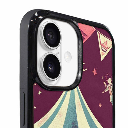 iPhone 17 Case — Vintage Circus Art Pattern Retro Vintage, Personalized Phone Case