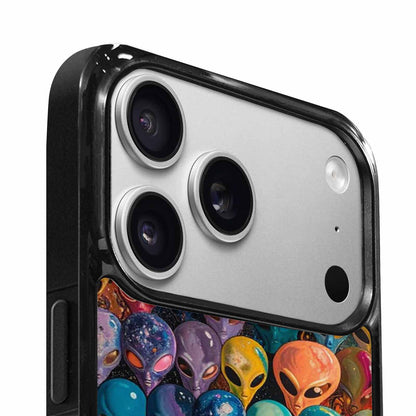 iPhone 17 Pro Case — Aliens Marblealiens Pattern Fjy Alien Scifi, Custom Print Case Cover