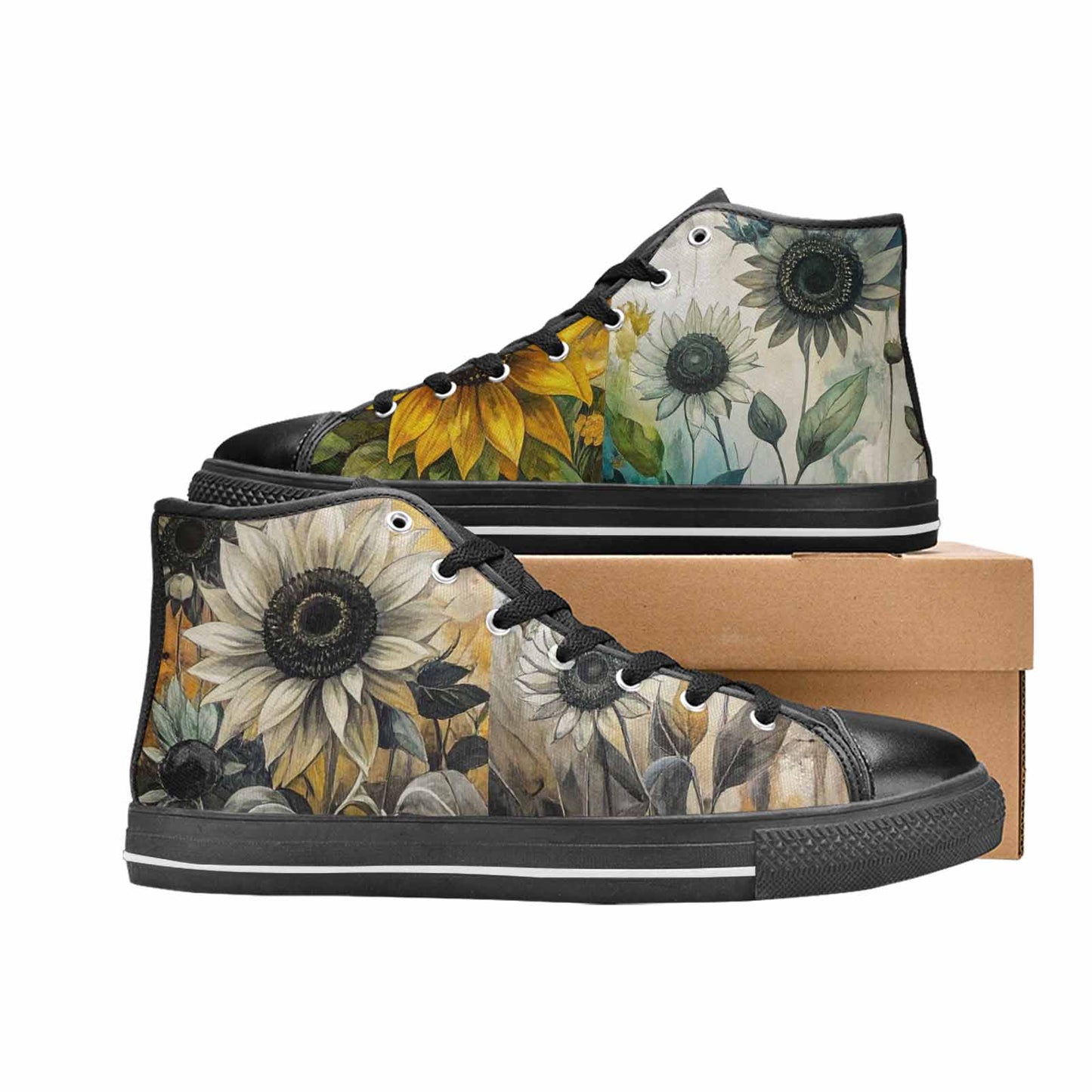 MEN'S Blend Melt Them High Top Canvas Vivid Custom Sneakers