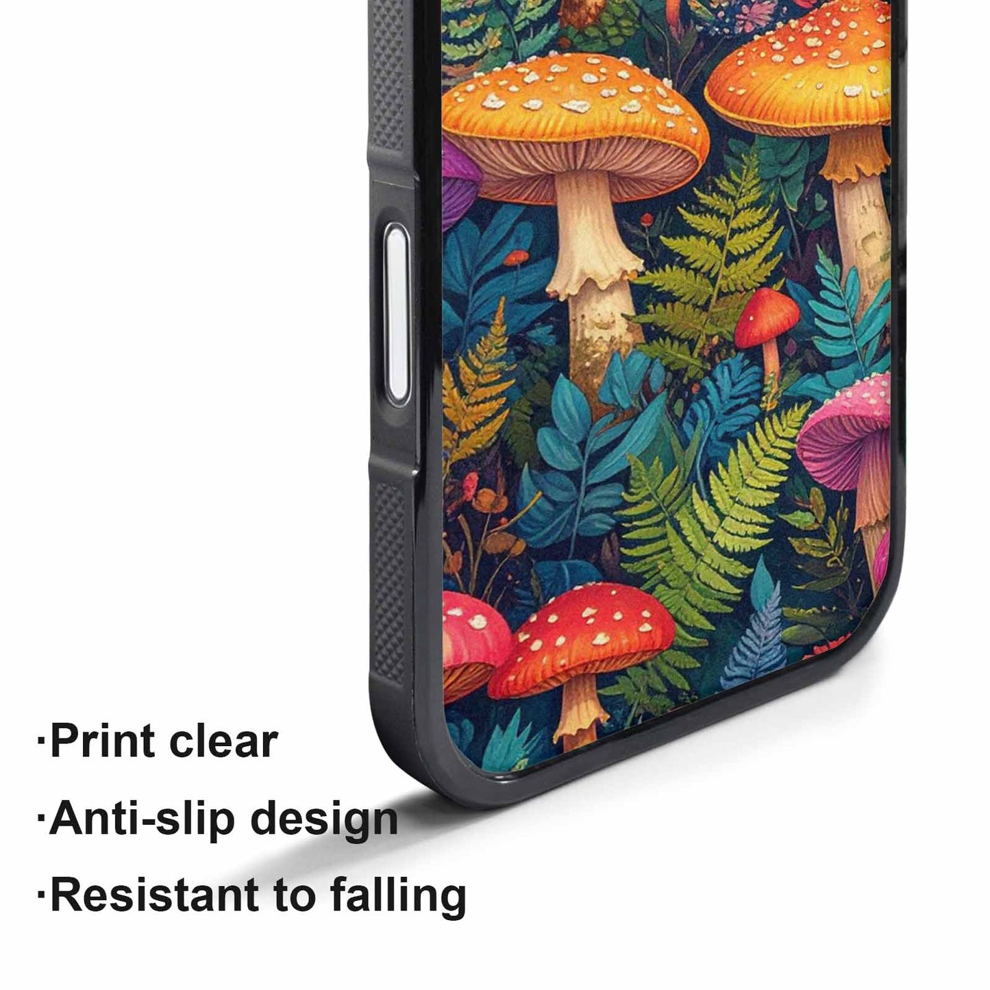 iPhone 17 Pro Max Case — Mushrooms Botanicalmushrooms P Qh5 Floral, Custom Art Phone Cover