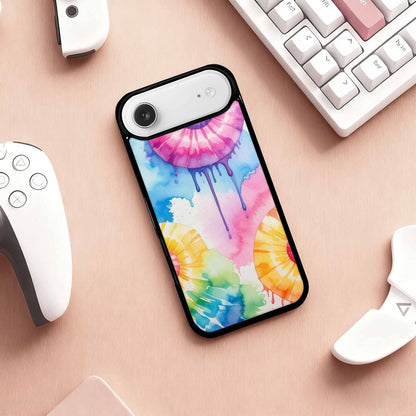 iPhone 17 Air Case — Dripping Tie Dye Spiral Custom Tie, Custom Designed Case Cover