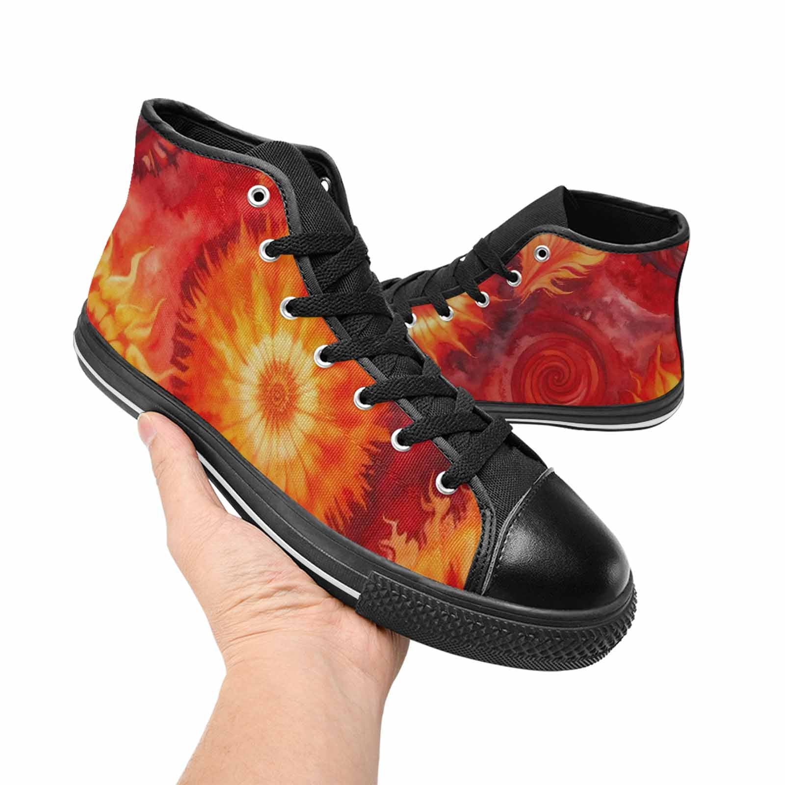 WOMEN'S Tie Dye - High Top Canvas Y2K Shoes