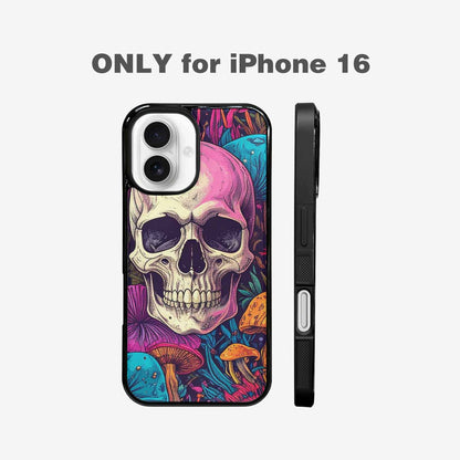 iPhone 16 Case — Mushroom Skull Custom, Custom Made Phone Cover