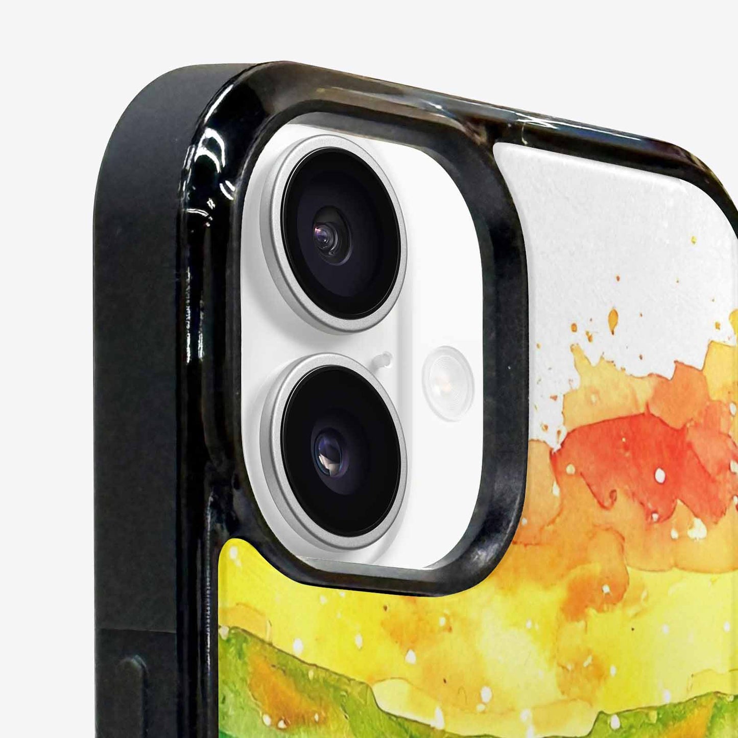 iPhone 16 Case — Watercolor Splash Abstract Pattern Seamless Repeat, Original Design Phone Case