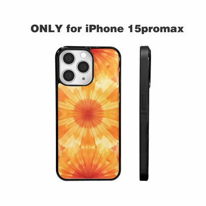 iPhone 15 Pro Max Case — Ombre Tie Dye Sunset Custom, Custom Designed Case Cover