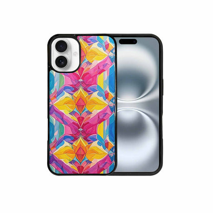 iPhone 16 Plus Case — Pansexual Flag Color Theme Small Rainbow, Custom Art Phone Cover