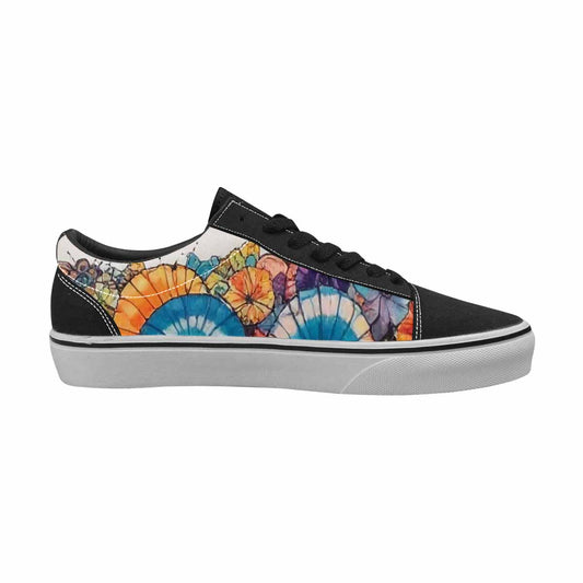 MEN'S Tie Lace-Up Canvas Melting Art Sneakers
