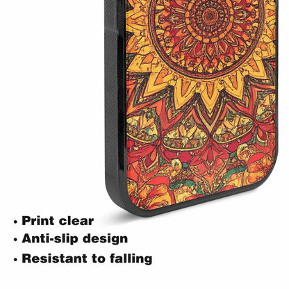 iPhone 15 Plus Case — Mandala Lions Custom, Unique Phone Case Design