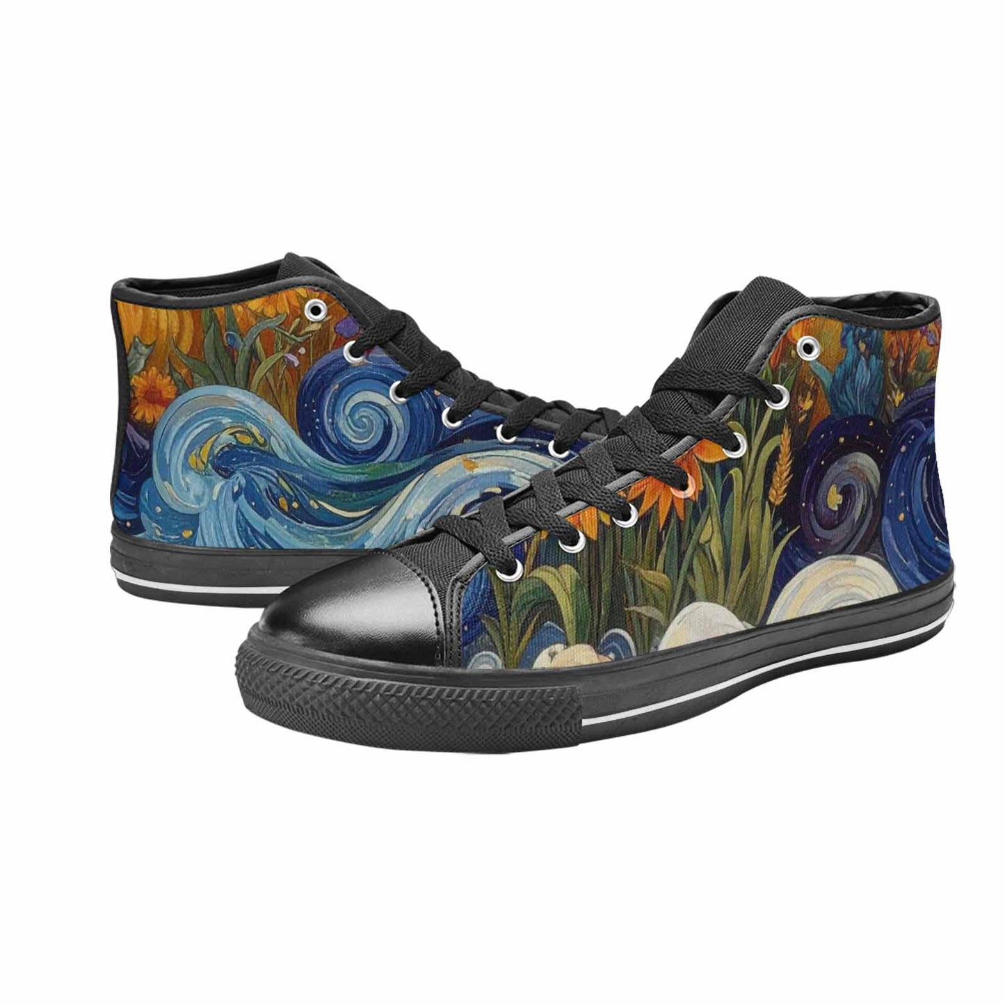 MEN'S Blend All Versions High Top Canvas Vibrant Chaos Shoes