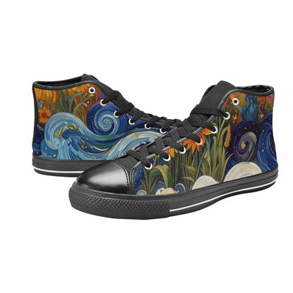 MEN'S Blend All Versions High Top Canvas Vibrant Chaos Shoes