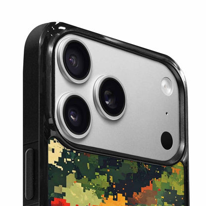 iPhone 17 Pro Case — Small Military Camouflage Blotch Pattern Camo, Custom Printed Phone Case