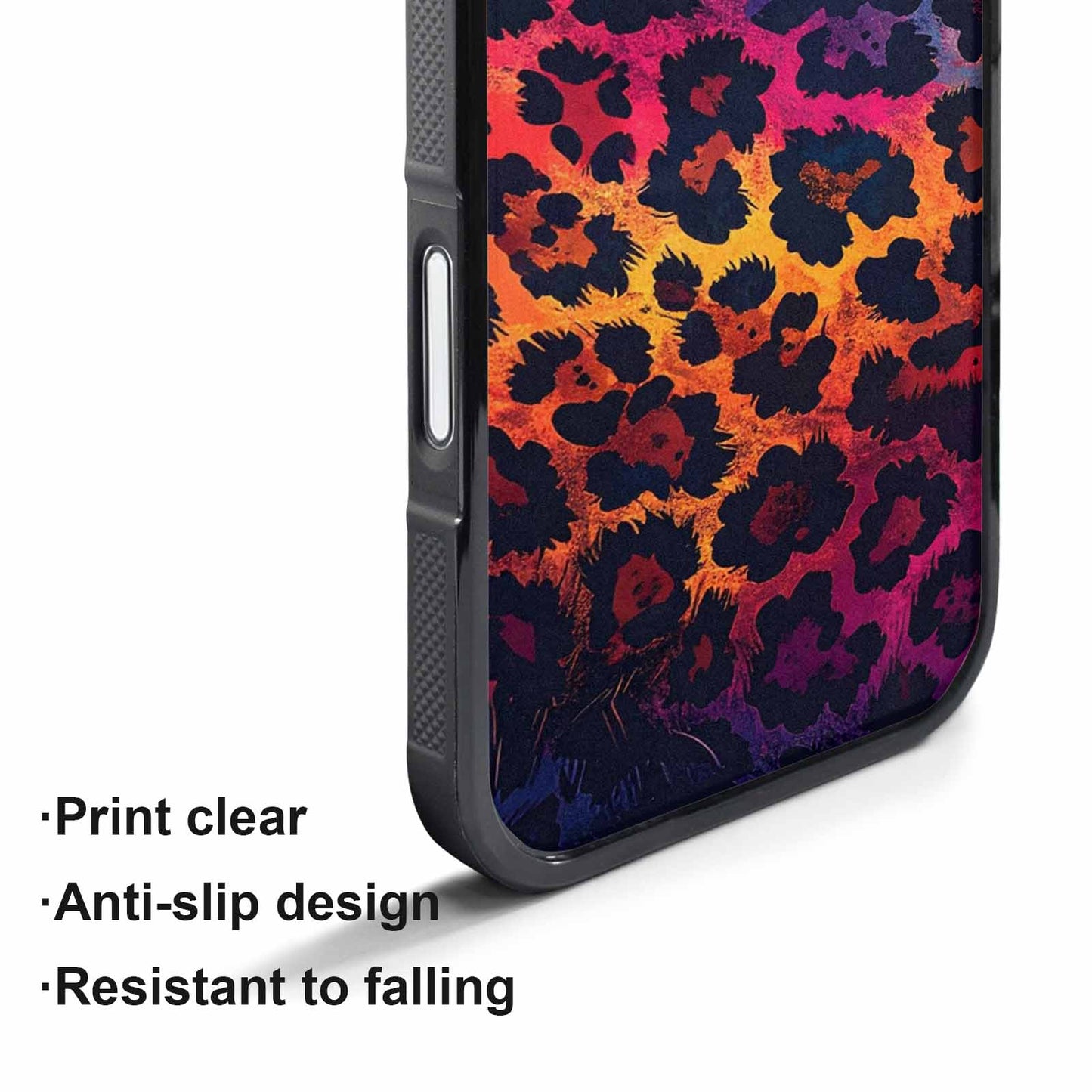 iPhone 17 Pro Max Case — Leopard Print Dark Seamless Animal Print, Custom Designed Case Cover