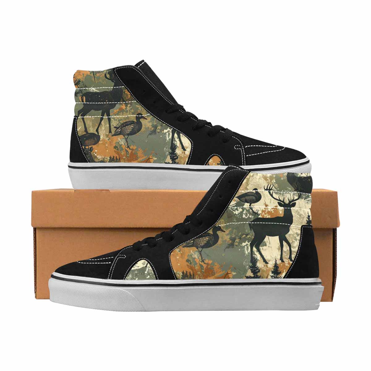 MEN'S Dark Black White Repeat To 4 Ferion