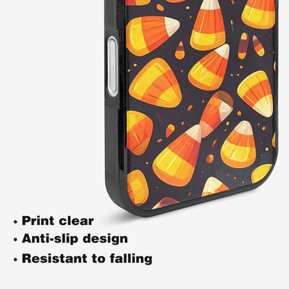 iPhone 16 Case — Halloween Candy Corn, Custom Phone Case