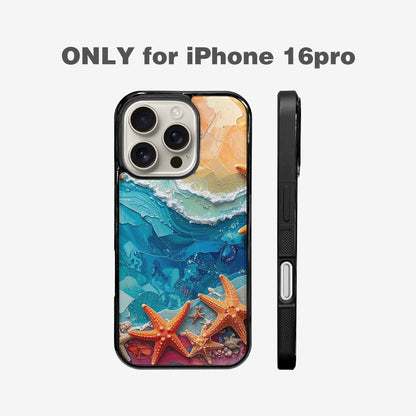 iPhone 16 Pro Case — Starfish Cluster Starfish Cluster Pattern Hundreds, Custom Designed Case Cover